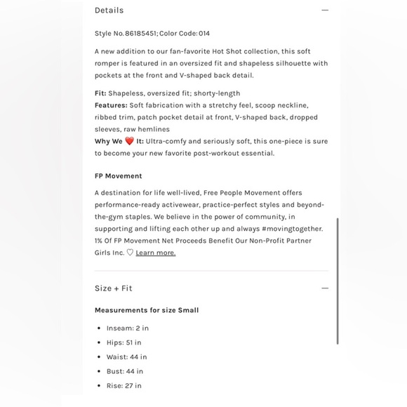 NWT Free People Movement FP Hot‎ shot Tee Romper Hibiscus - Picture 4 of 4